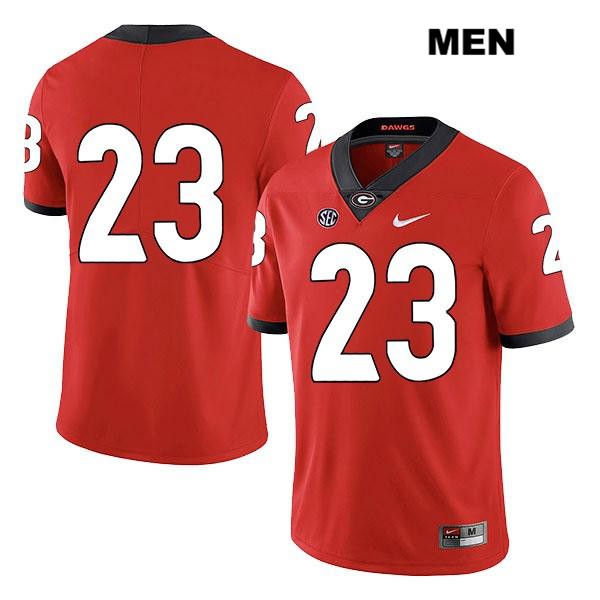 Georgia Bulldogs Men's Willie Erdman #23 NCAA No Name Legend Authentic Red Nike Stitched College Football Jersey JPY3156QR